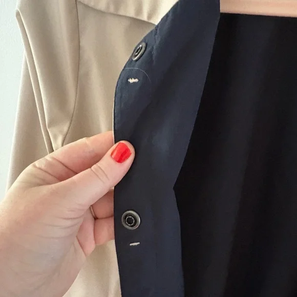 Trench Coat Shell Jacket - Picture 3 of 4